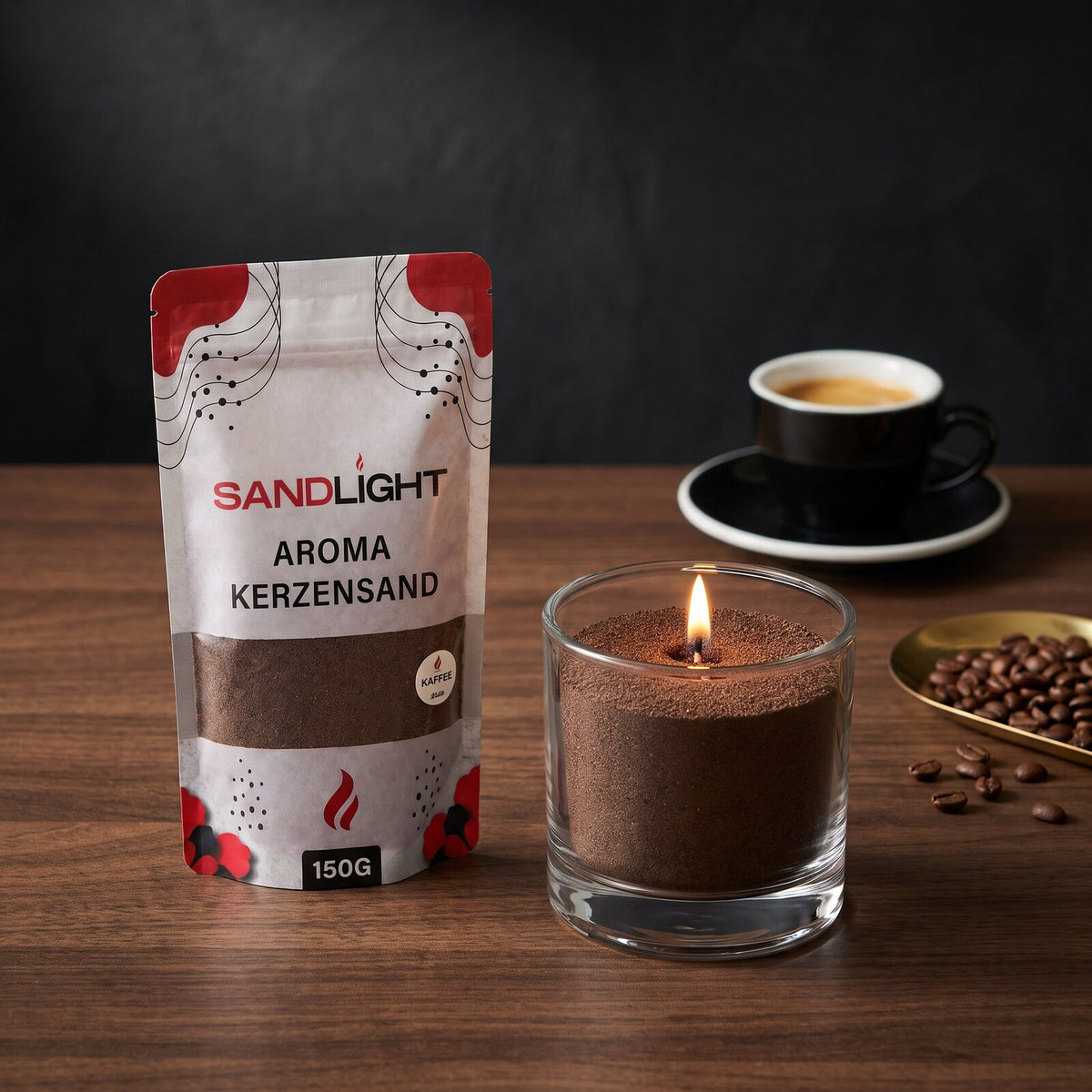 Sandlight Aroma Kerzensand Kaffee 150 g