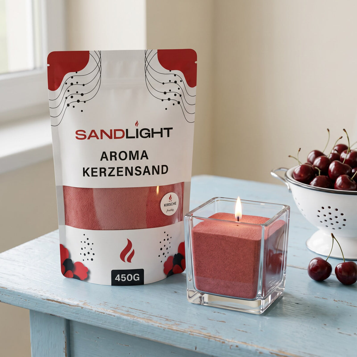 Sandlight Aroma Kerzensand Kirsche 450 g