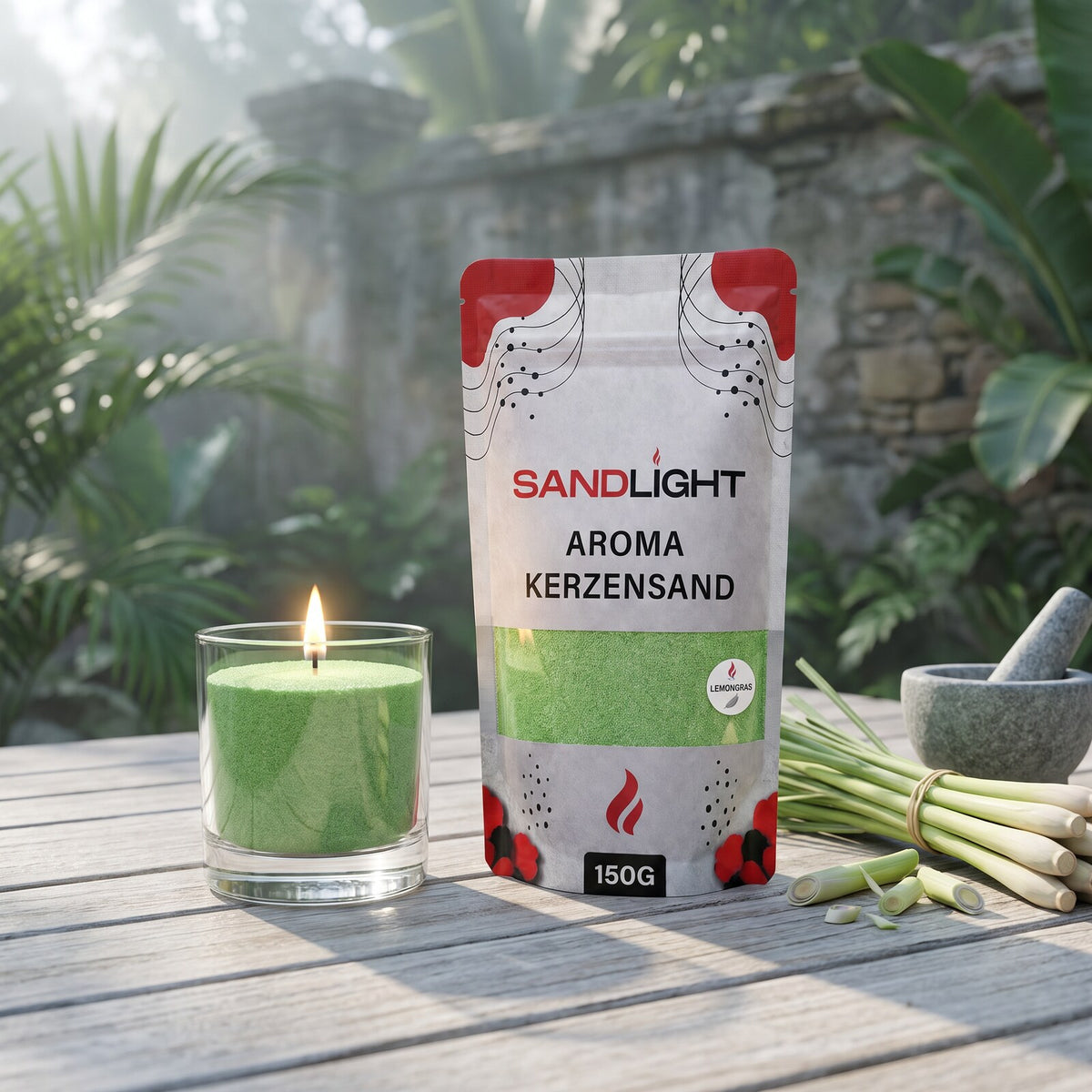 Sandlight Aroma Kerzensand Lemongras 150 g