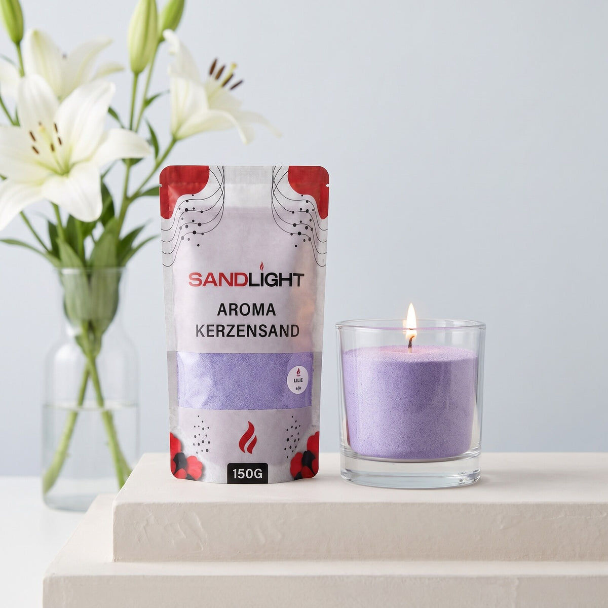 Sandlight Aroma Kerzensand Lilie 150 g