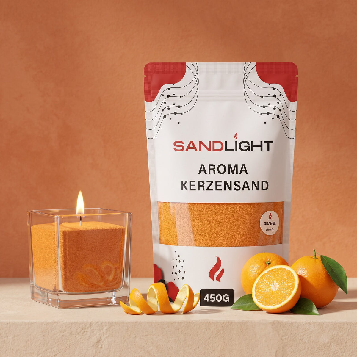 Sandlight Aroma Kerzensand Orange 450 g