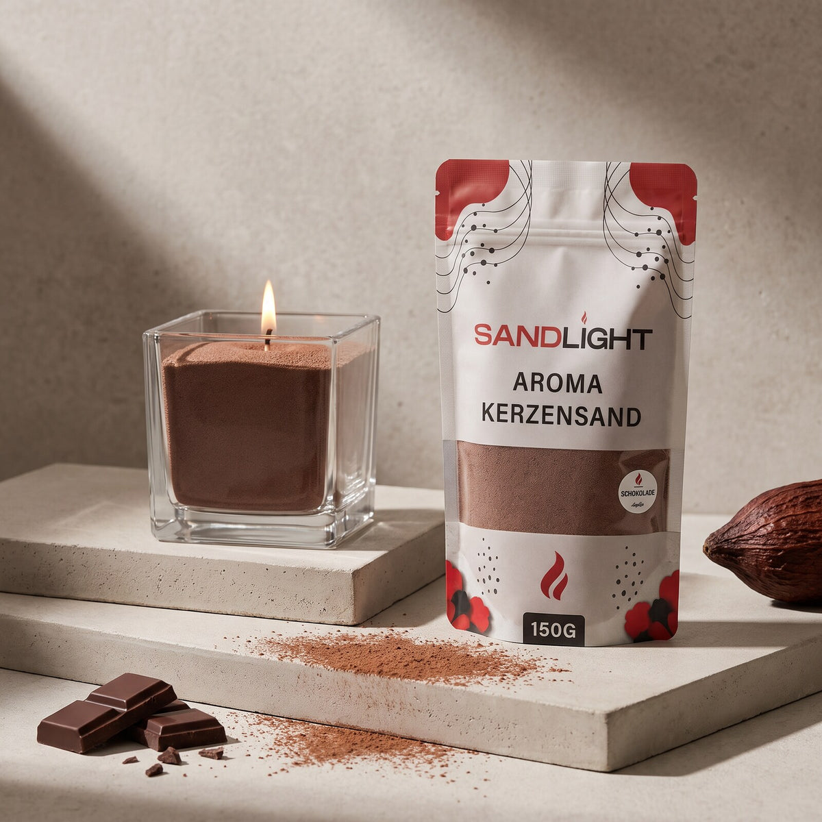 Sandlight Aroma Kerzensand Schokolade 150 g
