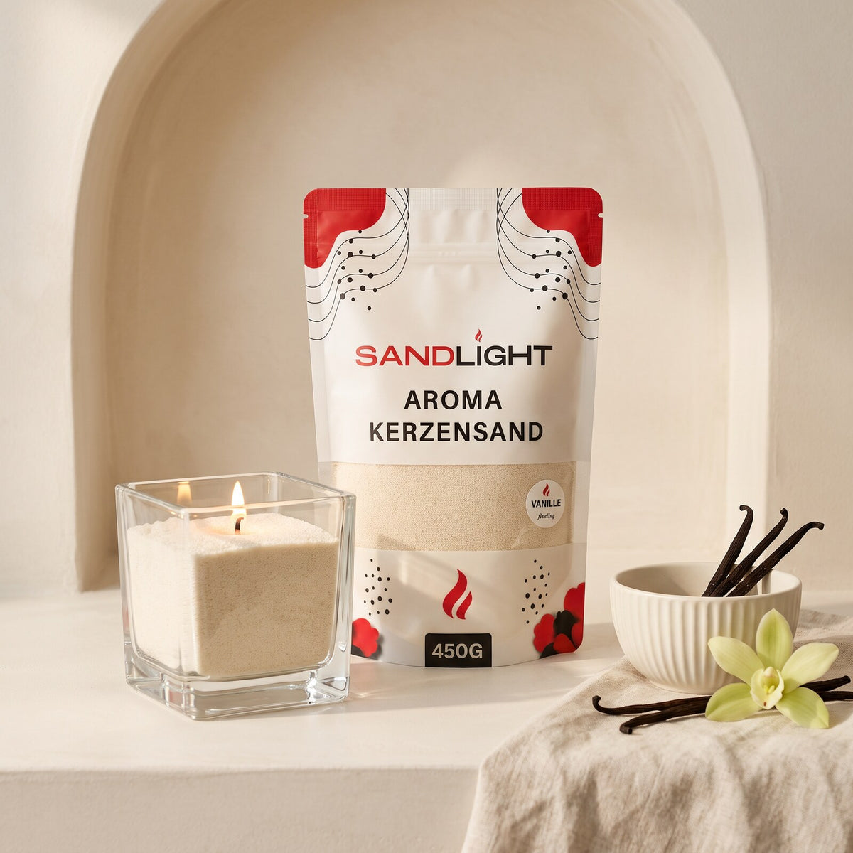 Sandlight Aroma Kerzensand Vanille 450 g