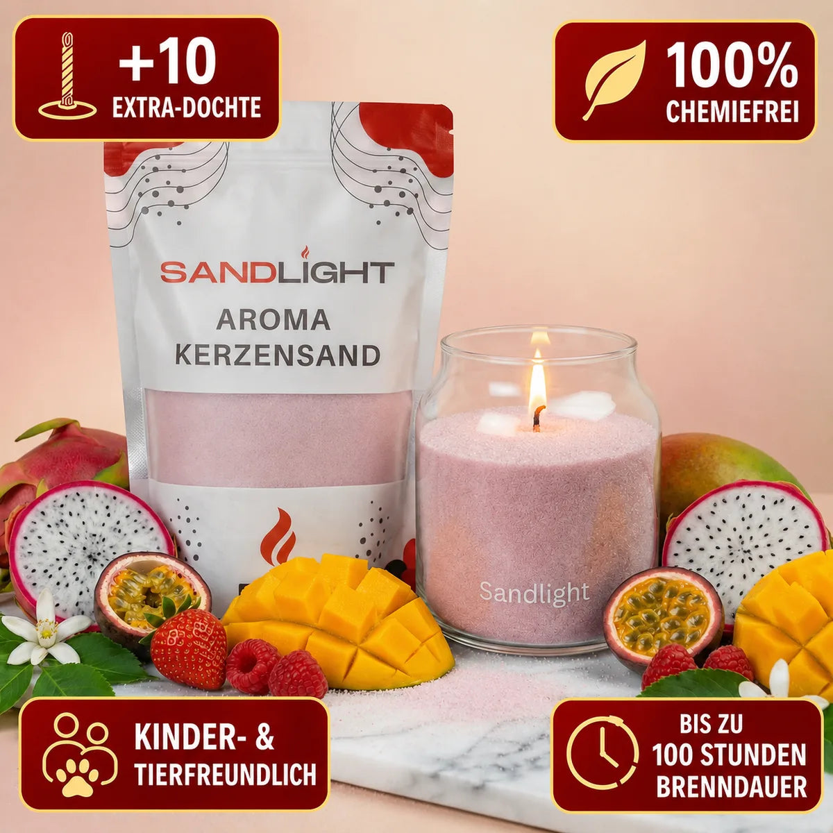 Aroma Kerzensand Früchtetraum 450g