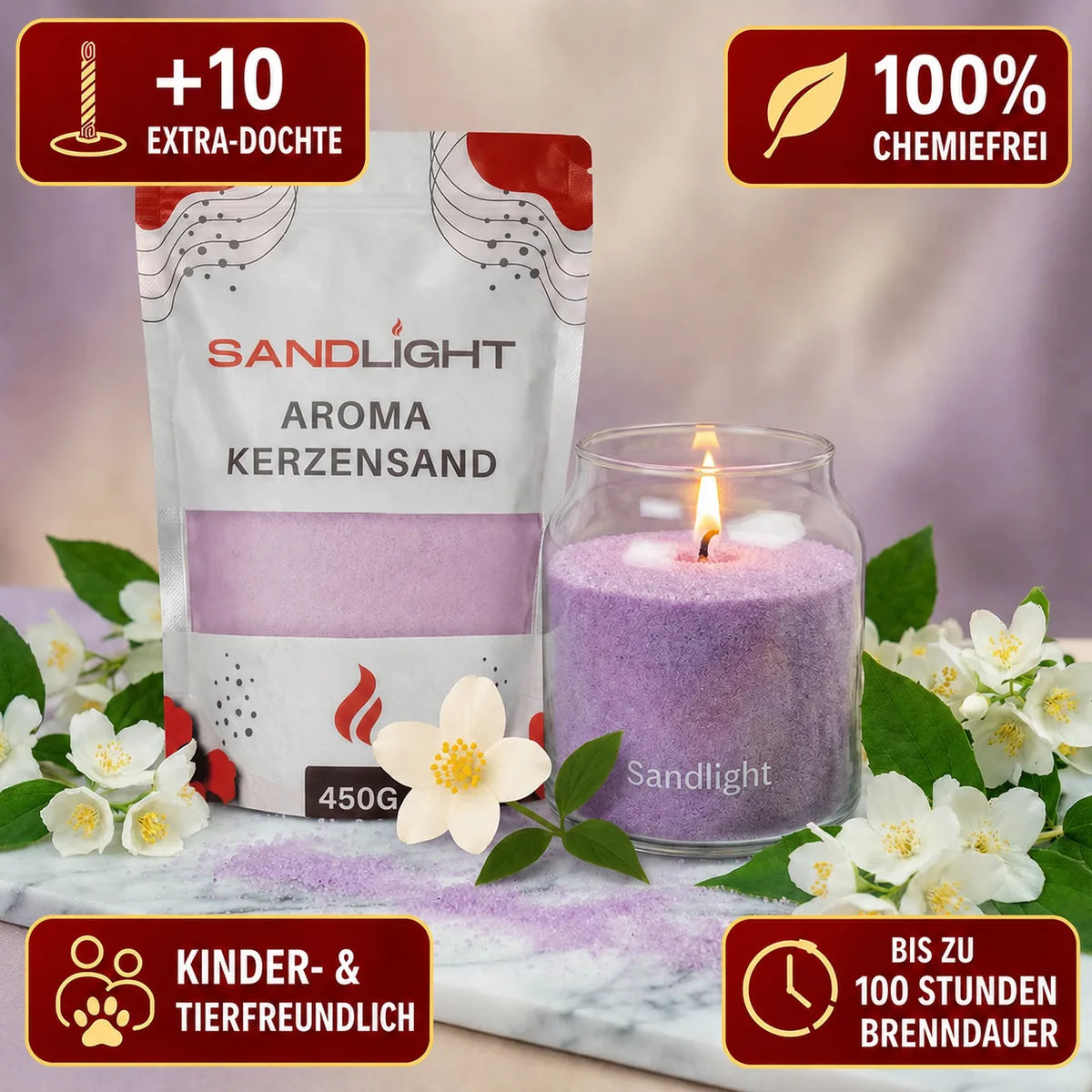 Aroma Kerzensand Lillie 450g